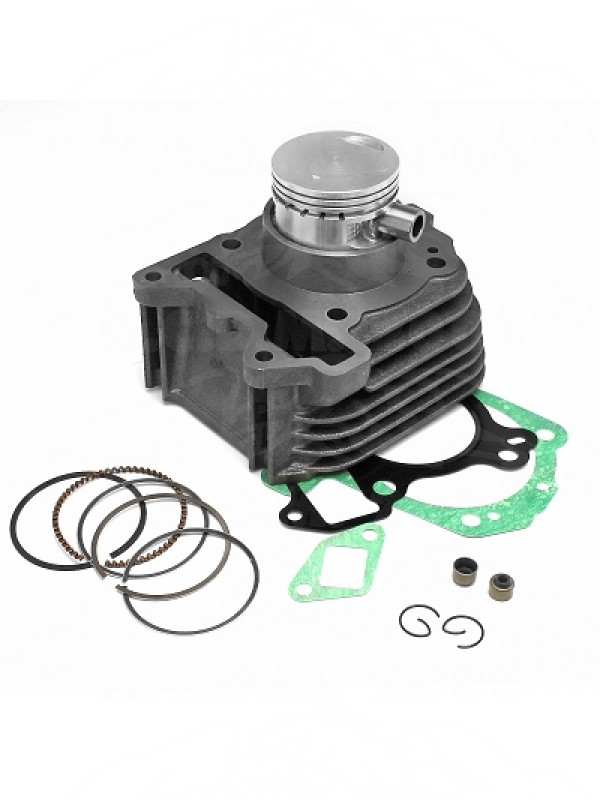 CILINDRO TNT KIT PIAGGIO 125CC D.57.MM OEM : 831975 SET COMPRENSIVO DI GOMMINI VALVOLE 030316E