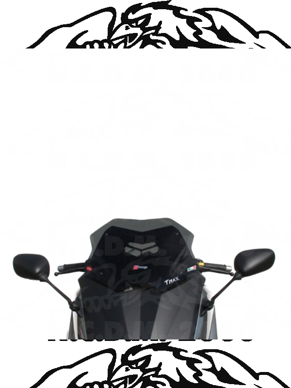 CUPOLINO FUME' YAMAHA TMAX'530 12 basso T-Max 530 >16 28065 