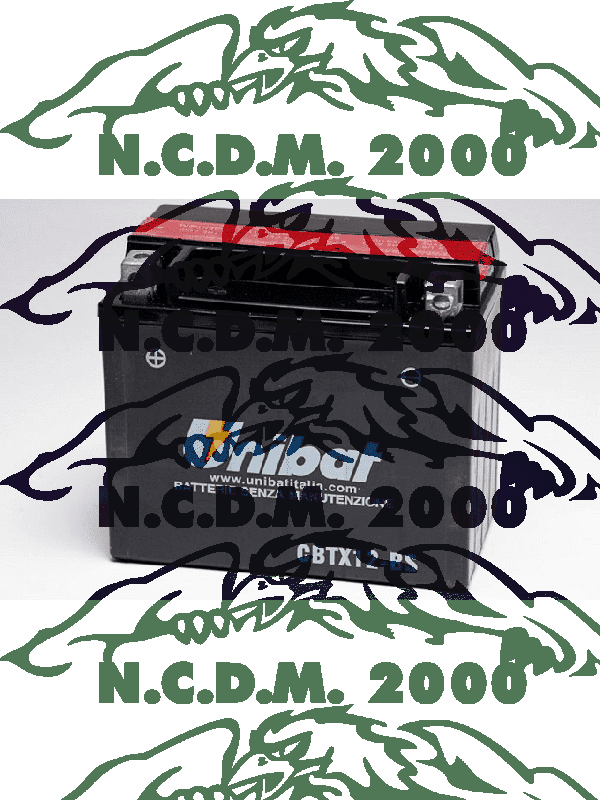 BATTERIA MKOTO/SCOOTER UNIBAT CBTX12-BS=YUASA YTX12-BS 