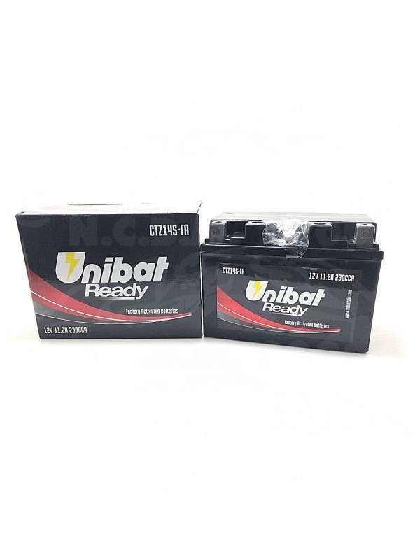 BATTERIA MOTO UNIBAT READY CTZS14FAU = YUASA YTZ14S