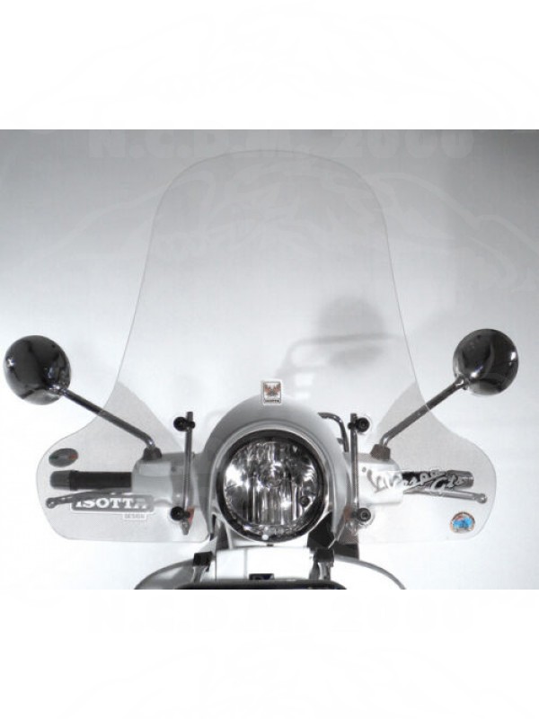 E366+A712 KIT PARABREZZA ISOTTA PER PIAGGIO VESPA GT-GTS-SUPER 125/200/250/300 