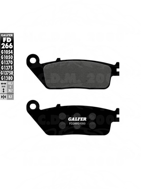 PASTIGLIA FRENO SCOOTER/MOTO ANTERIORE GALFER HONDA/KAWASAKI FD266G1050