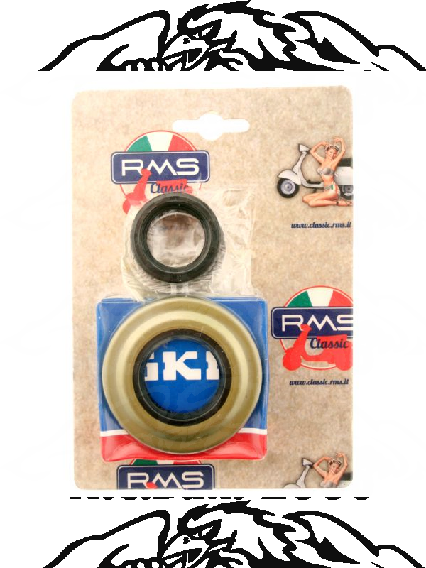 Kit revisione albero motore Piaggio Vespa Px-pe 125-150-200cc steel cage Skf  100200730