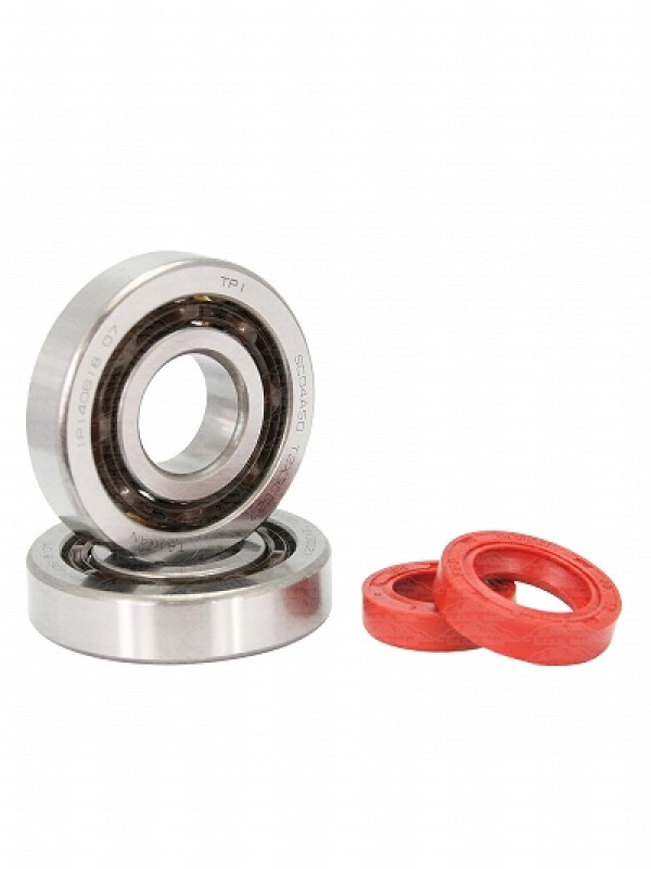 KIT CUSCINETTI TPI ( SCO4A47CS29 ) +SERIE PARAOLI MOTORE PIAGGIO ZIP / TYPHOON / NRG / GILERA STALKE