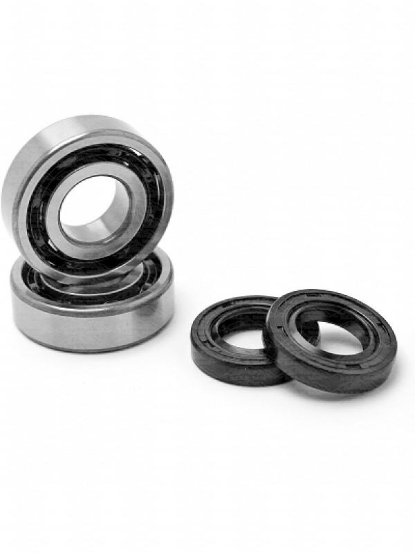 KIT CUSCINETTI TPI ( 6204 TVH C4 ) +SERIE PARAOLI MOTORE DERBI SENDA / GPR / GILERA 50 SMT / RCR ( M