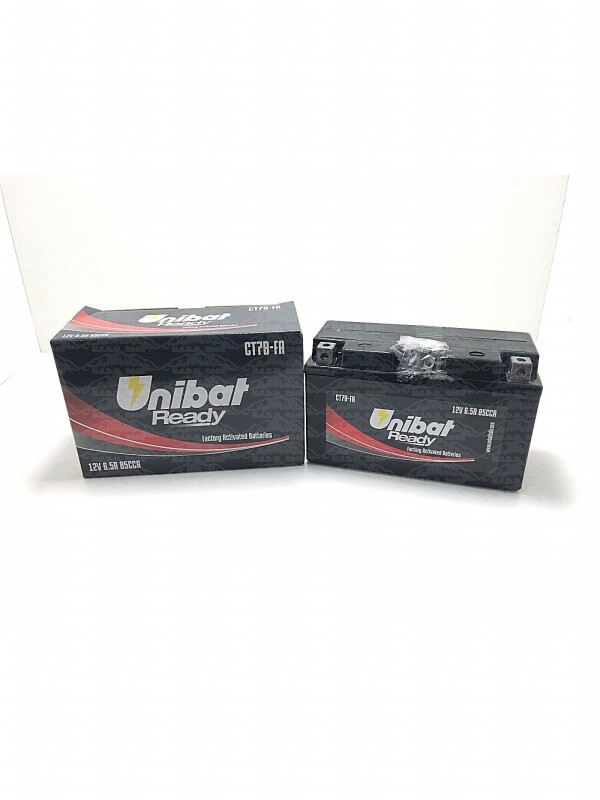 BATTERIA UNIBAT READY CT7BFAU= YT7B-BS PRECARICATA 