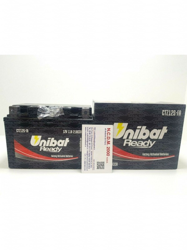 BATTERIA MOTO UNIBAT CTZ12S-FA= YTZ12S YUASA