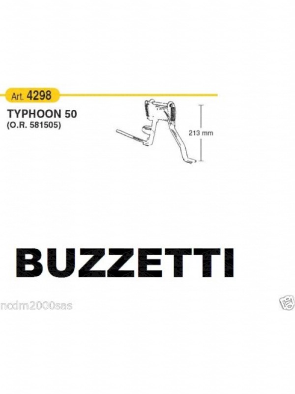  BUZZETTI CAVALLETTO CENTRALE PIAGGIO - GILERA TYPHOON 2T 50 4298