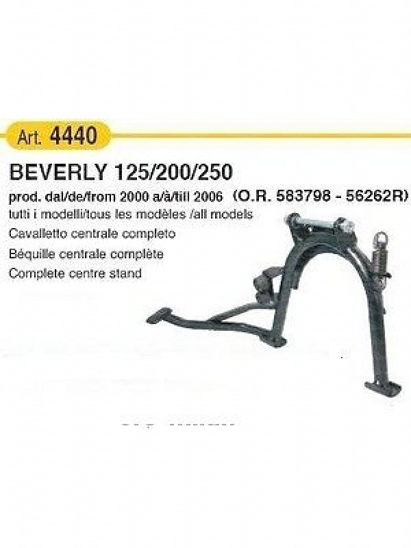4440 BUZZETTI CAVALLETTO CENTRALE COMPLETO GILERA - PIAGGIO BEVERLY 125 200 250