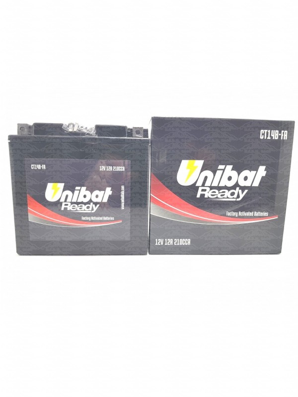 BATTERIA UNIBAT READY YT14B-BS PRECARICATA=YUASA YT14B-BS