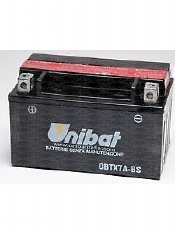 UNIBAT CBTX7A-BS=YTX7ABS 12V 6Ah BATTERIA MOTO/SCOOTER