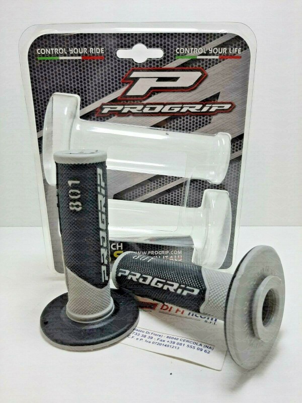 PRO GRIP GRIPS DOUBLE DENSITY OFFROAD 801 CLOSED END BLACK/GRAY 801-187