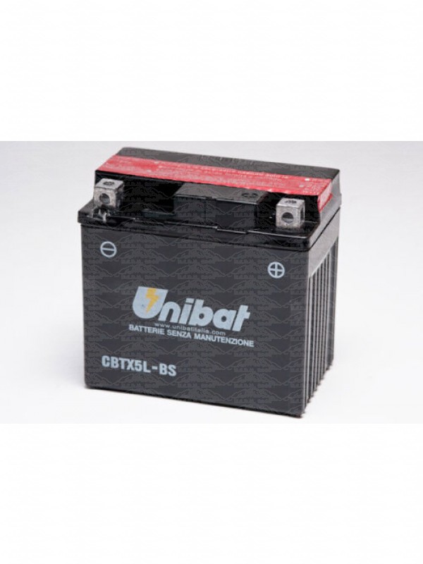 BATTERIA MOTO UNIBAT CBTX5L-BS =YTX5L-BS 
