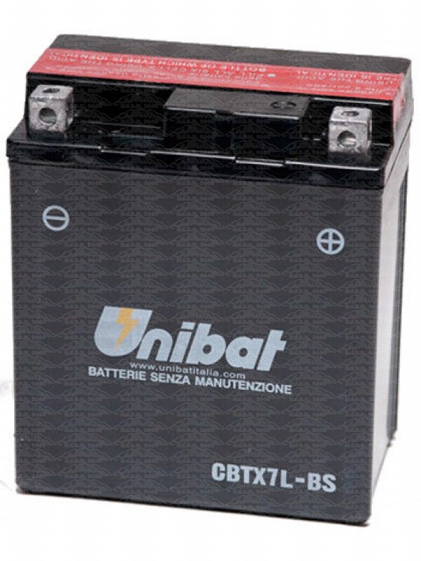 Batteria UNIBAT Cbtx7l-bs Senza Manutenzione 