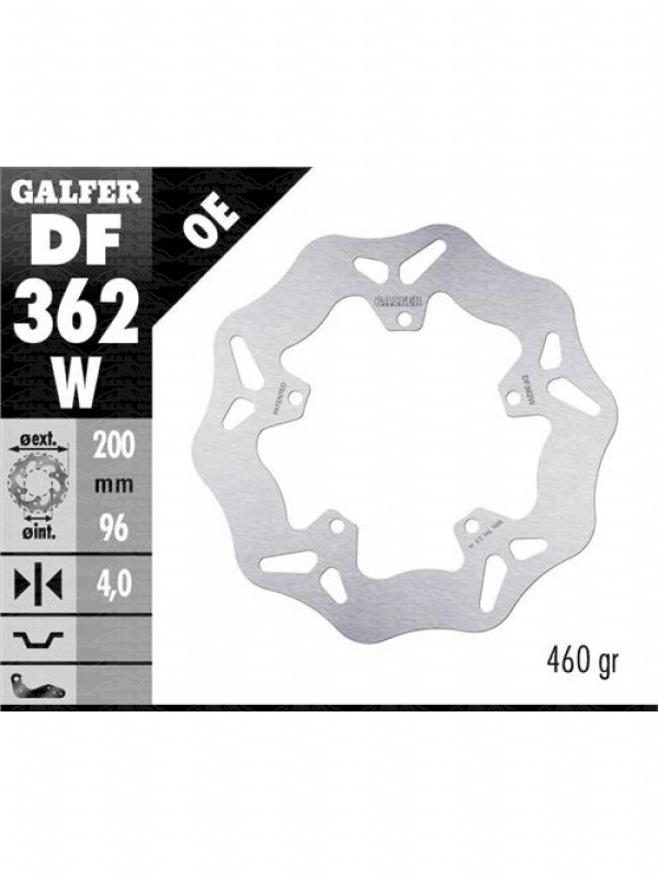 DISCO ANTERIORE GALFER PIAGGIO SCOOTER/VESPA PX 125/150/200-LML
