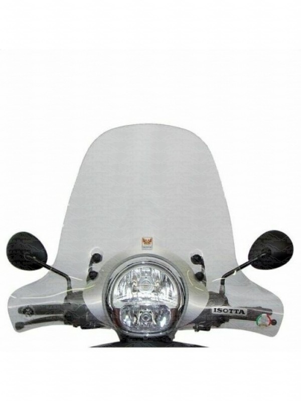 E104 PARABREZZA PARAVENTO ISOTTA PER APRILIA SCARABEO 500 IE 2010 2011 2012 