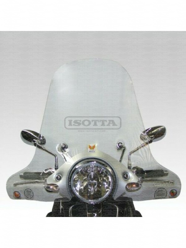  E358+A726 PARABREZZA CUPOLINO ISOTTA PER PIAGGIO BEVERLY CRUISER 500 2007 2012 