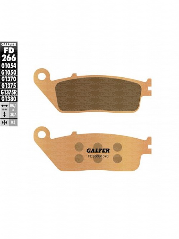 KIT PASTIGLIE FRENO GALFER SINTER  ANTERIORE BENELLI-BMW-HONDA-KAWASAKI-KYMCO-YAMAHA FD266G1370