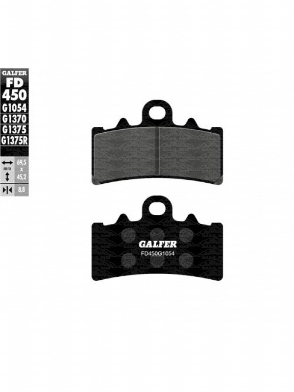 PASTIGLIE FRENO SEMI METAL.ANTERIORE BMW-FANTIC MOTOR-KTM FD450G1054