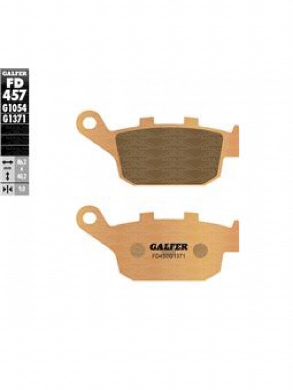 PASTIGLIE FRENO SINTER.STRADA GALFER POSTERIORE HONDA-KAEASAKI-SUZUKI- FD457G1371