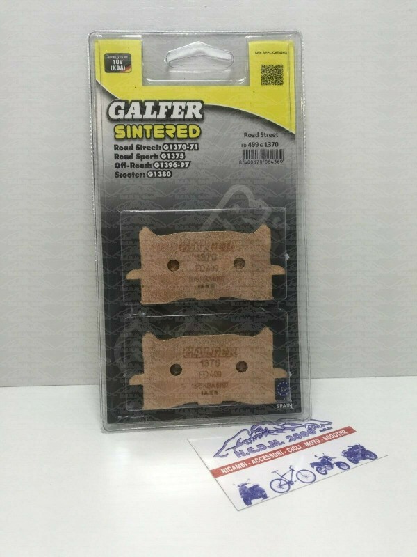 COPPIA ANTERIORE GALFER SINTER HONDA  FD499G1370