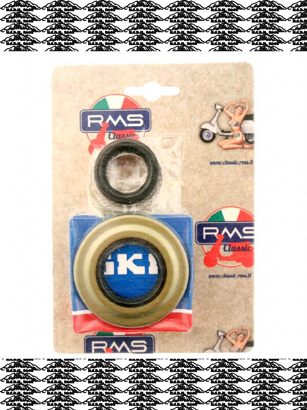Kit revisione albero motore Piaggio Vespa Px-pe 125-150-200cc steel cage Skf  100200730